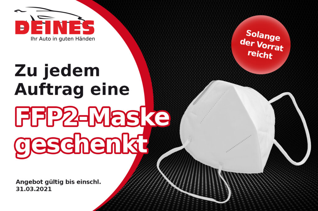 Aktionsbild gratis FFP-2-Maske